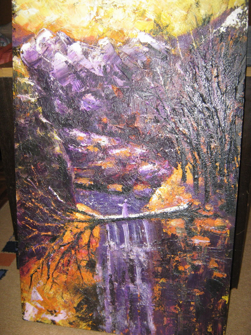 Provalija, Akademski Dragan Markovic, ulje na dasci, 40×50 cm, 10620 dinara