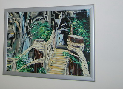 Most, Ulje na platnu – uramljena, Akademski slikar: Radenkovic Katarina, 60 x 70 cm, 21240 dinara