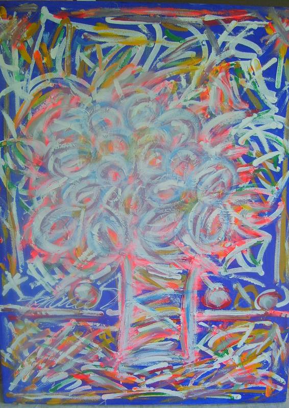 Apstrakcija 1, ulje na platnu, 60×80 cm, Emil Thomas Slovenija, 70800 dinara