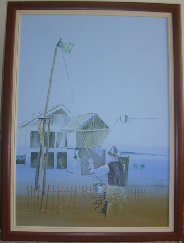 Djeram, ulje na platnu, 70×50 cm, uramljena, 2008., profesor Ljubisa Jovanovic Wolf, 47200 dinara
