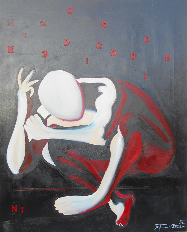 Mislilac 1, Dusko Trifunovic, 100×80 cm, ulje na platnu, sertifikat, 59000 dinara