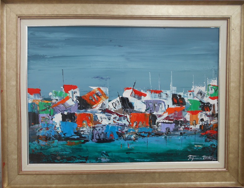 Sicilija 3, Dusko Trifunovic, sa 68×88 cm, bez 50×70 cm, ulje na platnu, sertifikat, 47200 dinara