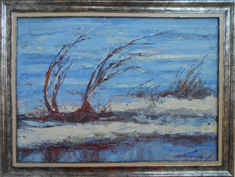 Kosava, Ivan Milovanovic Vanja, ulje na platnu, sa 61×81 cm, bez 50×70 cm, sertifikat, 22420 dinara