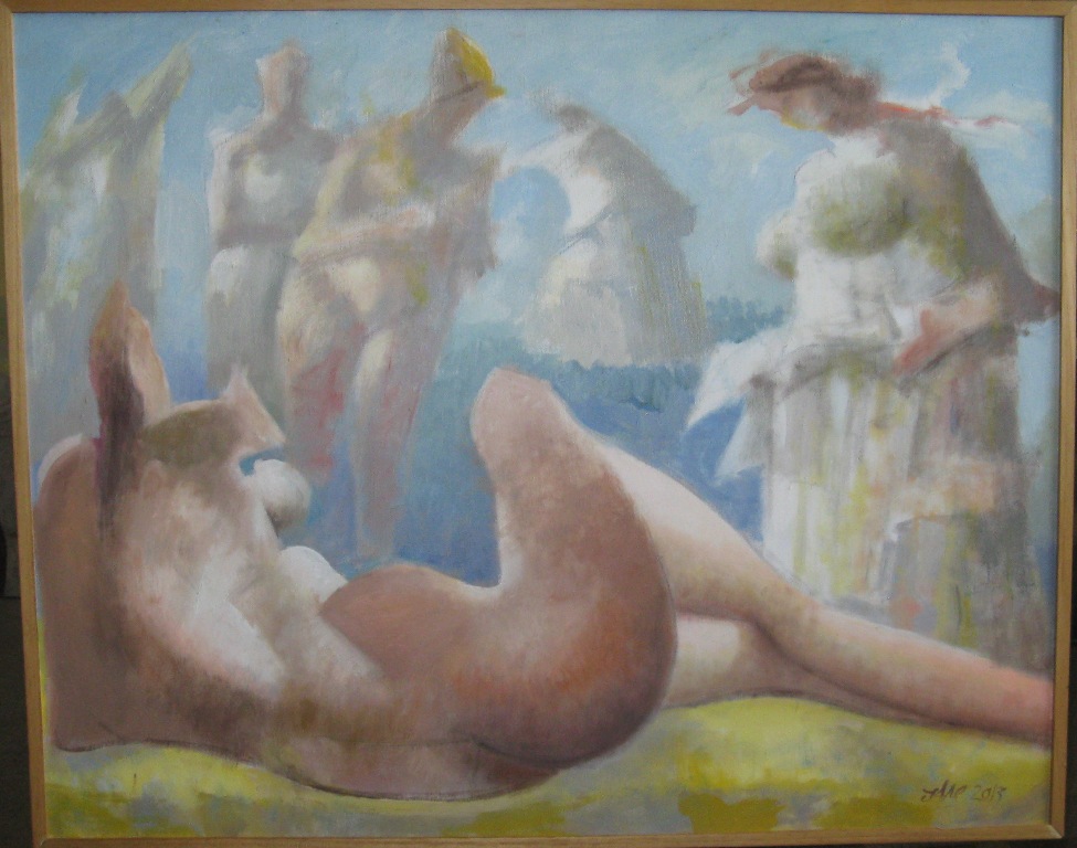 Jutro, Ljubodrag Jankovic Jale, akril na platnu, sertifikat, 65×81 cm, 2013., 295000 dinara