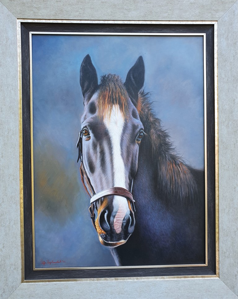 Vranac, ulje na platnu, sa 89×71 cm, bez 70×52 cm, Predrag Peđa Radovanović, sertifikat, lux uramljena, 59000 dinara