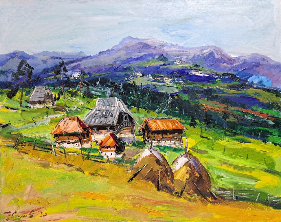 Kriva reka, Đorđe Stanić, ulje na platnu, 73×92 cm, sertifikat, 53100 dinara