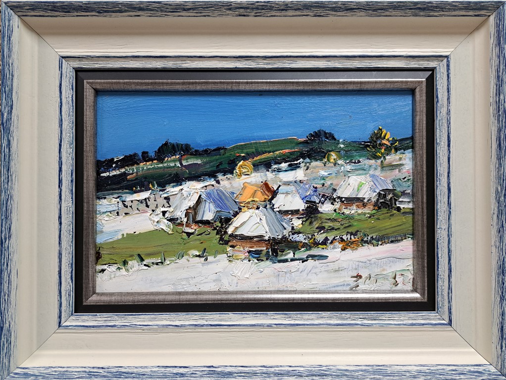 Zlatibor 5, Đorđe Stanić, ulje na lesonitu, sa 27×36 cm, bez 16×25 cm, sertifikat, 10620 dinara