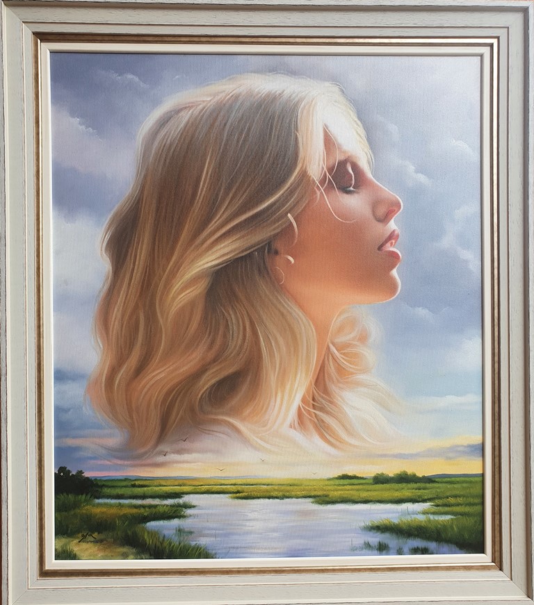 Svitanje, Dejan Trifunovic Trifa, sa 73×83 cm, bez 69×59 cm, ulje na platnu, sertifikat, 70800 dinara