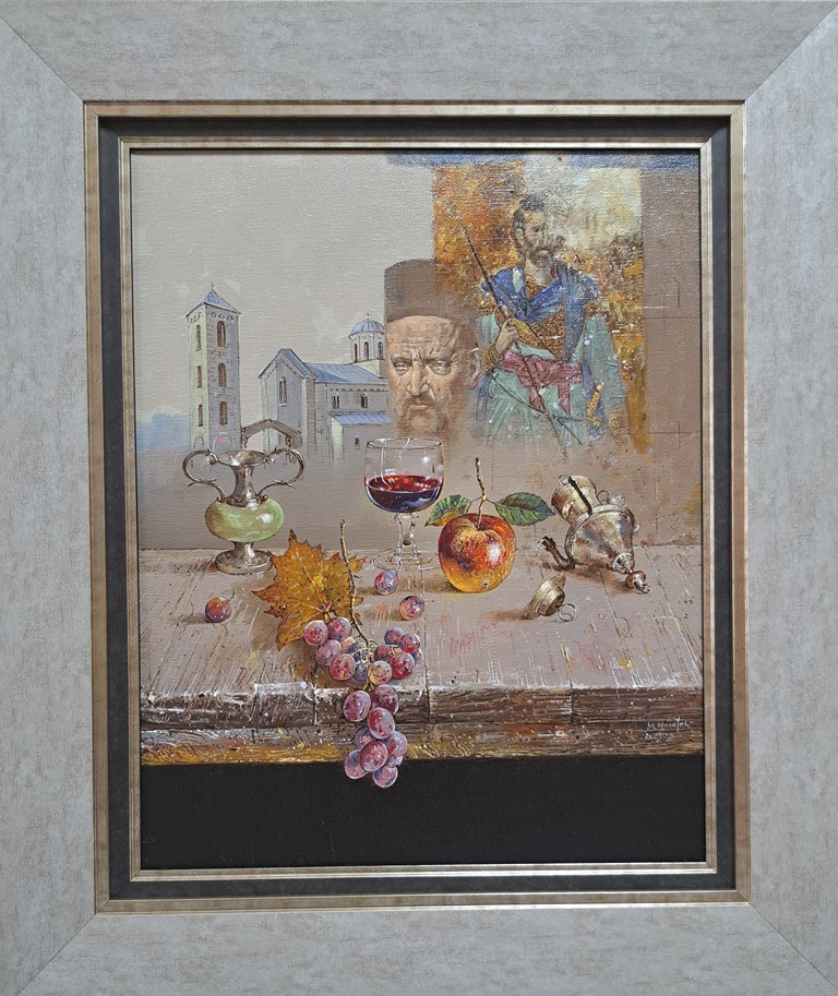 Sopoćani, Milan Miletić, sa 66×56 cm, bez 50×40 cm. ulje na platnu, sertifikat, 2023., 159300 dinara