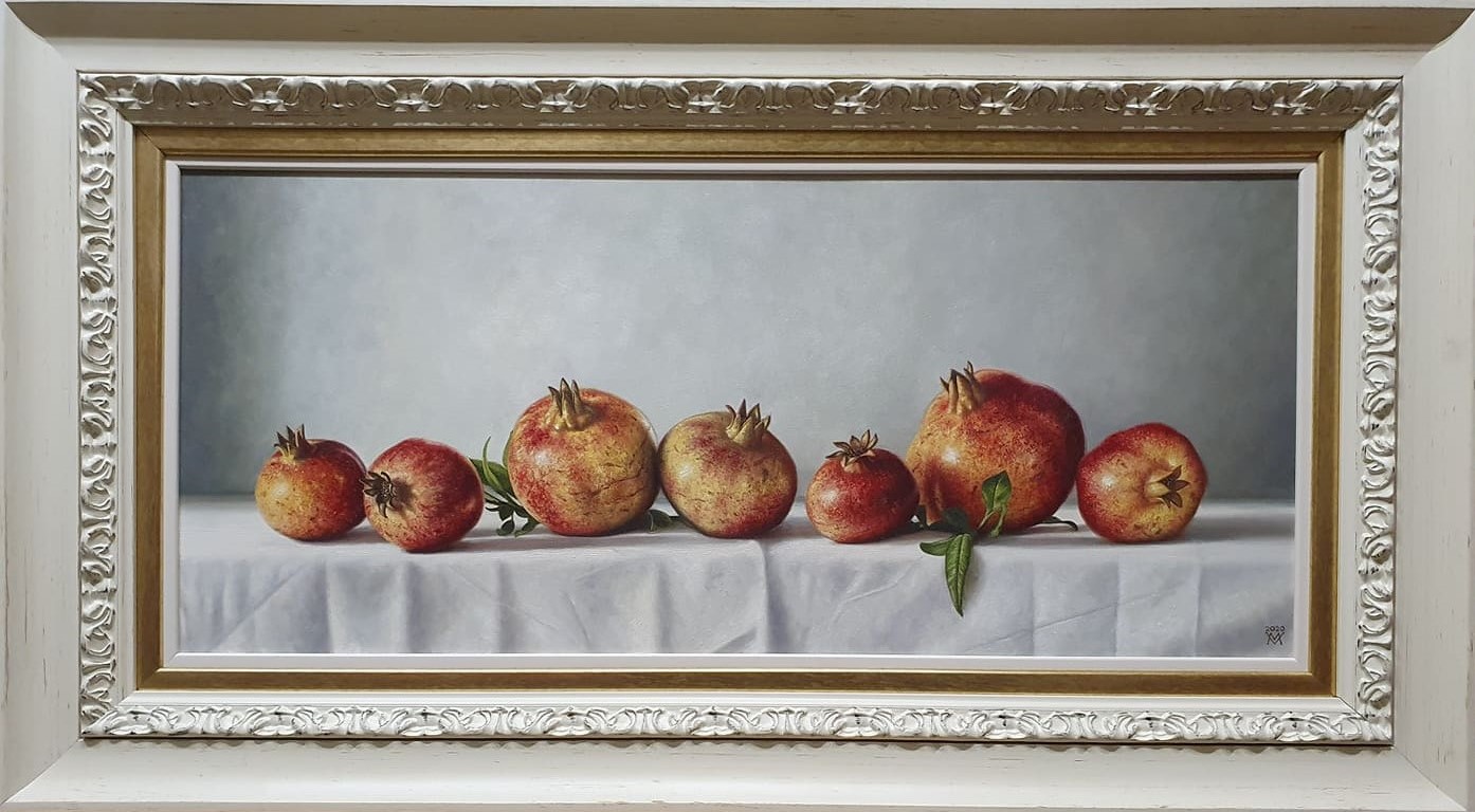 Sedam narova, ulje na platnu, Miljan Vasiljević, sa 56×101 cm, bez 35×80 cm, sertifikat, 106200 dinara