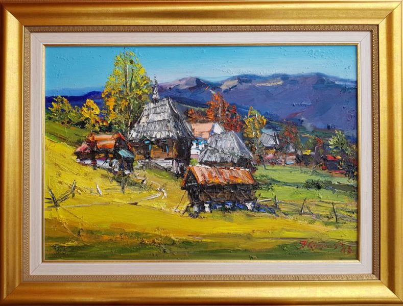 Zlatibor 9, Đorđe Stanić, ulje na platnu, lux ram, sa 61×81 cm, bez 45×65 cm, sertifikat, 41300 dinara