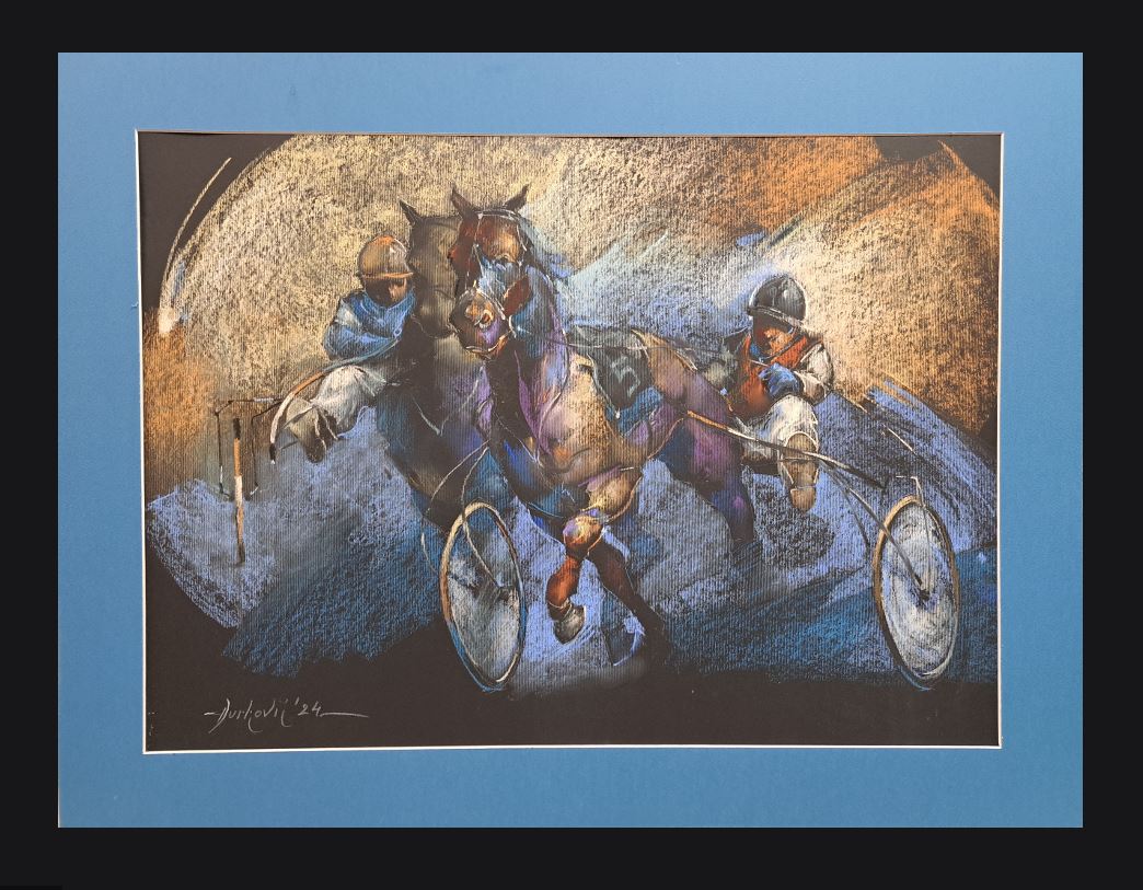 Sulke, Braca Đurković, pastel, sa 54×74 cm, bez 50×70 cm, 2024., sertifikat, 47200 dinara