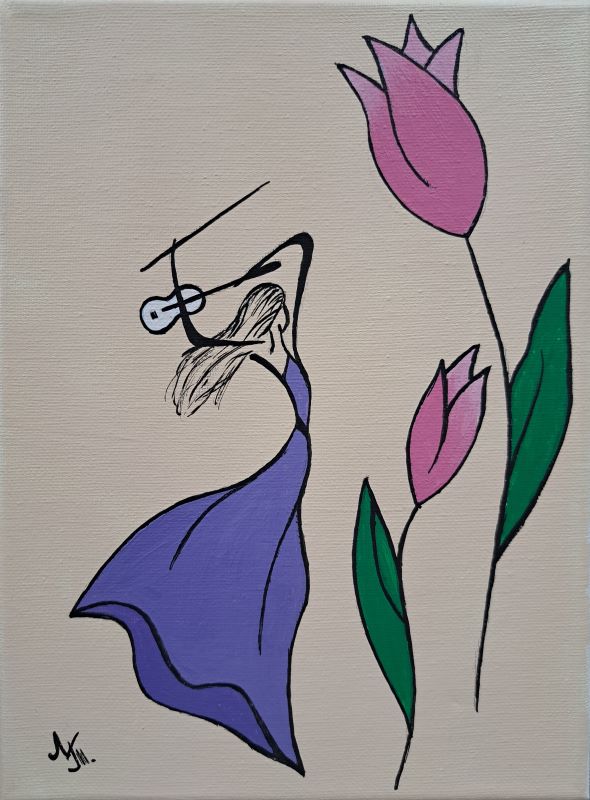 Violina, akril na platnu, Tijana L., 24×18 cm, sertifikat, 4130 dinara