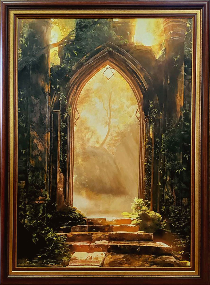 Amberly, Predrag Vitezović, sa 138×103 cm, bez 120×85 cm, ulje na medijapanu, lux ram, 2024., sertifikat, 306800 dinara