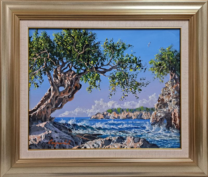 More 2, ulje na platnu, Staniša Stojiljković Nite, sa 59×69 cm, bez 40×50 cm, sertifikat, 43660 dinara