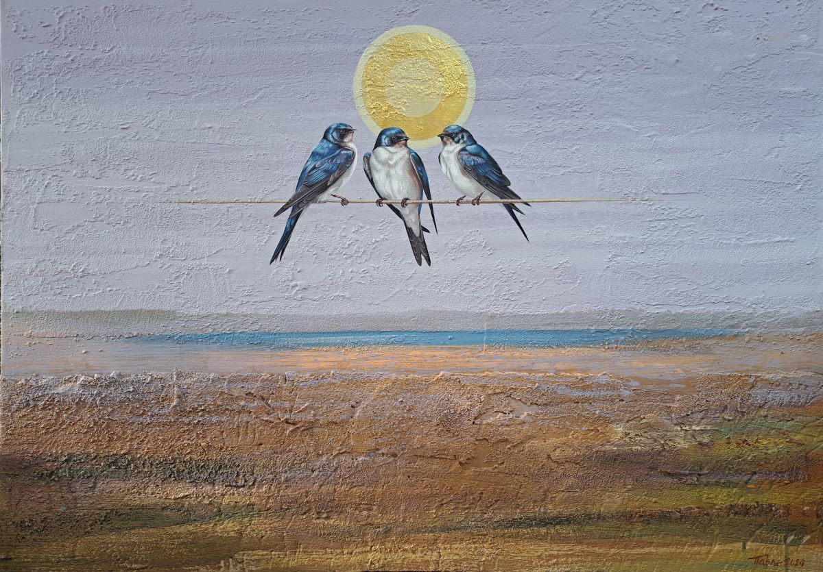 Vrapci 2, Dragan Petrović Pavle, ulje na platnu, 70×100 cm, sertifikat, 82600 dinara