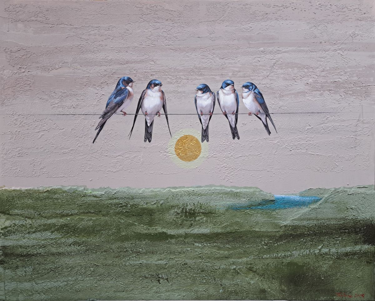 Vrapci 3, Dragan Petrović Pavle, ulje na platnu, 80×100 cm, sertifikat, 82600 dinara