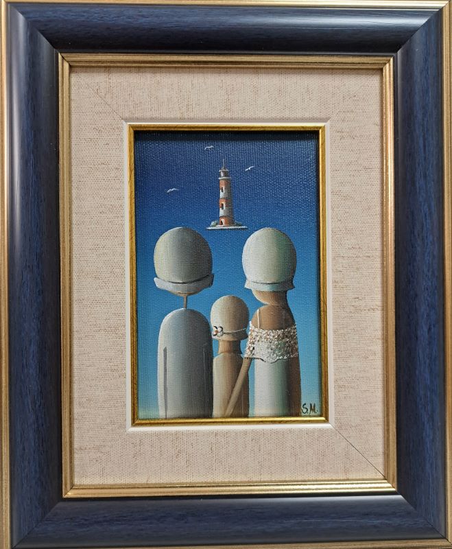 Svetionik, Sandra Mitrović, ulje na platnu, sa 28×23 cm, bez 15×10 cm, sertifikat, 14160 dinara