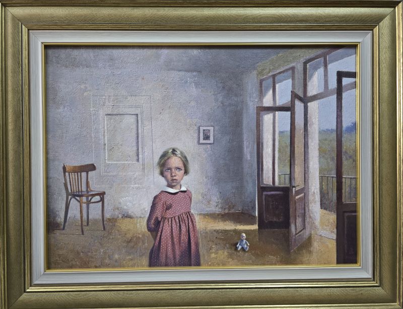 Nemir, profesor Vasa Dolovački, 2024., ulje na platnu, sa 67×87 cm, bez 50×70 cm, sertifikat, 277300 dinara