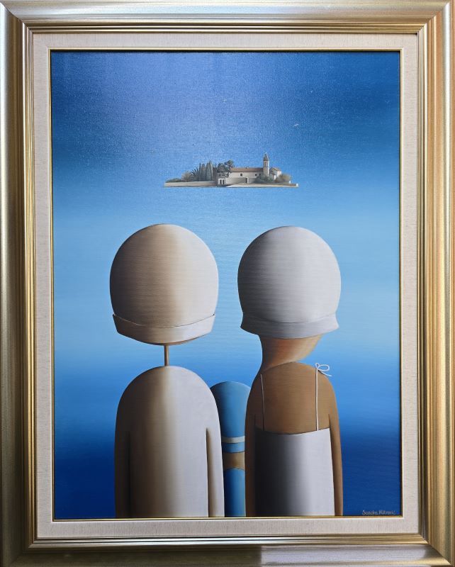 Gospa od milosti, Sandra Mitrović, ulje na platnu, sa 99×79 cm, bez 80×60 cm, 2025., sertifikat, 115640 dinara